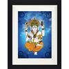 1art1 Spiritualità Poster Ganesha, Colui Che Rimuove Gli Ostacoli Quadro in Cornice con Pregiato Passepartout | Immagini A Parete | in Una Cornice 40x30 cm
