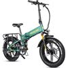 VITILAN i7Pro Bici Elettrica Pieghevole, Bicicletta Elettrica Motore da 48 V/250 W e Batteria 20Ah, Fino a 25 Km/h,App con localizzazione, Gomme 20,Sospensioni Complete per Tutti i Terreni