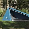 LoogCape Tenda a tunnel per 1 persona, blu, impermeabile, poliestere 185T con rivestimento in PU, aste in fibra di vetro, tenda a tunnel da campeggio con tetto antipioggia, leggera per campeggio