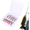 Generico Esche Da Pesca 10 Pezzi Swimbait In Metallo Con Amo Lungo E Paillettes