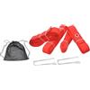 Sharplace 4 Pezzi Linee Pallavolo Spiaggia Corde da Esterno Sand Accessori Marcatore Campo in Poliestere Robusto con Picchetti E Borsa Trasportabile Adatte per