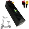WILLQ Batteria Litio Rimovibile per Monopattino Elettrico 60V 12Ah/15Ah con BMS Integrato, Compatibile con Kit Motore per monopattini Pieghevoli, Dotata di connettori XT60 e T-Plug,60v15ah