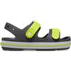 Crocs Crocband Cruiser Sandal T, Sandali Unisex - Bambini e Ragazzi, Slate Grey Acidity, 24/25 EU