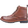 Cotswold Rissington Commando Stivali da Uomo in Pelle Marrone. - EUR 42