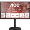AOC MONITOR 23,8 LED IPS FHD 16:9 4MS 300 CDM 120hz, PIVOT, VGA/DP/HDMI, MULTIME