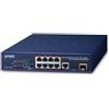Planet PoE 802.3at 10/100TX a 8 porte