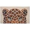 Baroni Home Zerbino Ingresso Casa in Cocco Dipinto a Mano 70x40 cm, Tappetino Ingresso Facile da Pulire e Super Resistente (Leopardo)