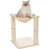 Amazon Basics tiragraffi per gatti con casetta, amaca, letto e tiragraffi, 41 x 51 x 41 cm, beige