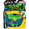 Heroes of Goo Jit Zu Figurina Hulk Glow Surge Heroes of Goo Jit Zu Marvel, 11 cm, luminosa, estensibile