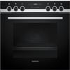 Siemens EQ521KA11, set di fornelli da incasso, prodotto in Germania, composto da fornello HE517GBS3, 60 x 60 cm, aria calda 3D, idrolisi e piano cottura elettrico EA64RGNA1E, zona arrosto, powerBoost