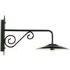 Lampada Applique Piccola Colore Grigio per Esterno Linea Piatto Antico Sovil