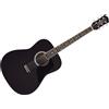 EKO RANGER 6 BLACK CHITARRA ACUSTICA FOLK COLORE NERO