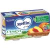 MELLIN OMOGENEIZZATO PESCA MELA 2X100 GR