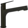 Villeroy & Boch Junis Sky Shower - Rubinetto da cucina ad alta pressione, con doccetta estraibile e funzione commutazione, risparmio idrico, altezza erogatore 171 mm, nero opaco