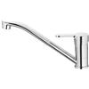 Ibergrif M14422 Square, Rubinetto da Cucina, Miscelatore Lavello, Cromo, Argento