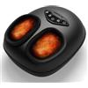 Snailax Massaggiatore per piedi con calore, massaggiatore elettrico Shiatsu con compressione per impastare, massaggiatore per piedi con spegnimento automatico, scaldapiedi, regalo per donne/uomini