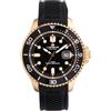 Lorenz - Orologio Sportivo da uomo al quarzo - Easy Time Sport 030263GG - Orologio in gomma Sub 100m
