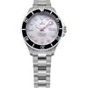RATIO FreeDiver, orologio da donna automatico RTFL841 in acciaio inox zaffiro bianco madreperla 200M, bianco