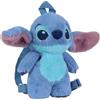 CARTOON Zainetto peluche Bambina Disney mini zaino 28×18×11 cm con spallacci regolabili morbido 3D leggero soffice iea regalo (Stitch)
