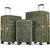 Sea choice Set Valigie 3 Rigide Espandibili 100% RPO Set Trolley Policarbonato Ultra Leggera Valigia con Chiusura TSA e 4 Ruote, camuffamento