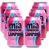 Mia Kombucha al Lampone - Tè Fermentato Naturale con Succo di Lampone - Ricco di Probiotici e Antiossidanti - Bevanda Analcolica 330ml (6 Lattine)