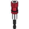 XUPHINX Supporto magnetico per cacciavite da 1/4 pollici con gambo esagonale a sgancio rapido, adattatore per mandrino per trapani dado driver da 1/4 pollici con gambo esagonale rosso