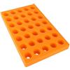KiraKira ER - Scatola portaoggetti a 80 fori per macchine utensili CNC ER25 ER32, supporto in PP resistente allo stampaggio con fibbia di giunzione rapida per applicazioni industriali, arancione (ER32)
