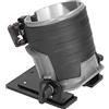 Generic Base per Rifilatrice Inclinabile in Lega di Alluminio Regolabile per Fresatrice e Rifilatrice per la Lavorazione del Legno 9x9 Cm