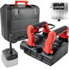 Vehiwell Fresa a batteria per calcestruzzo, 3000 giri/min, levigatrice a 90°