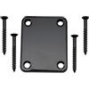 Musiclily Basic Piastra Attacco Manico Chitarra Necl Plate 4 Viti Nero