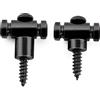 Musiclily Pro Barile Abbassacorde String Guides Trees Nero 2 Pezzi | Acciaio, per Chitarra Elettrica