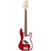 Fender Squier by Fender Mini Precision Bass - Basso Elettrico Compatto, Dakota Red, con Pickup Split-Coil Alnico e Lezioni Gratuite su Fender Play