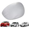 Esselle Parts Specchio Retrovisore per Fiat Grande Punto EVO Sinistro Lato Guida Termico Riscaldato, Vetro Ricambio Esterno con Piastra ABS, Montaggio Plug & Play