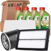 kW&HP KIT TAGLIANDO COMPLETO 3 FILTRI 4 LITRI OLIO MOTORE ORIGINALE 5W30 i20 1.0