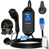 AFYEEV Cavo Ricarica Auto Elettrica Tipo 2, 7,2 kW/6-32A/7M Mobile Wallbox
