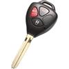 kuyuansu 3Pulsanti guscio chiave per Toyota Camry Corolla Avalon Venza 2007-2012 | 2+1Pulsanti