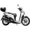 Generico Kit adesivi Compatibili con KYMCO PEOPLE 125i ONE decal grafica completa carene laterali scegli colore -KIT E- Cod. 2095 (090 Argento)