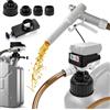 Roadtime Pompa carburante a batteria per Makita 18V (senza Batteria) (Auto) | Pompa elettrica portatile per benzina, 15 l/min, con 4 adattatori, tubo da 130 cm, per olio, benzina e diesel