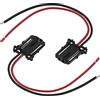 ECSiNG 2x Spina Connettore A 2 Pin Compatibile Con VW Compatibile Con Audi 3B0972702 1J0971972 Auto LED Spia Di Segnalazione Porta Cablaggio Accessori Per Veicoli Componenti Elettrici Cablaggi