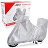 RONIN Telo Coprimoto Impermeabile Universale, Parapioggia Paravento Anti UV per moto Motorino Scooter. | Presagomato Parabrezza e Bauletto | (PT3 246x127x130x104x48c)
