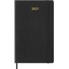 Moleskine Agenda Settimanale 2027, Precious and Ethical Planner 12 Mesi Con Spazio Per Note, Copertina Morbida Vegana Effetto Pitonato e Confezione Regalo, Formato Large 13x21 cm, Colore Nero