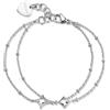 S'Agapõ Bracciale Donna in Acciaio e Cristalli | Collezione Luce - SCE54