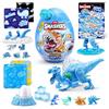 ZURU SMASHERS Smashers Mega Jurassic Light Up Ice Age di ZURU, uovo giocattolo da distruggere per bambini (Spinosaurus)