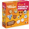 mako moulages - Mon Atelier Magnets Animaux - 1 stampo da 6 impronte - Kit per il tempo libero creativo - Made in France - a partire dai 5 anni - Gioco di risveglio - Capacità motorie - 39095
