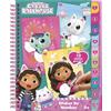 CCG Gabby's Dollhouse Sticker libro da colorare con numeri, libro per bambini in età prescolare e piccoli appassionati di bricolage, 10 puzzle adesivi e immagini da colorare