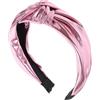 BESPORTBLE Cerchietto Annodato Per Bambine in Tessuto Pu Rosa Glitterato Cerchietto Paillettes Per Per e Feste