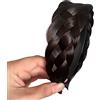 Btgghytr Cerchietto per capelli intrecciato per capelli intrecciati fasce per capelli per donne fasce per capelli treccia treccia treccia intrecciata