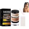 Eazerom Correttore per Coprire Tatuaggi,Scar Tattoo Correttore, | Trucco Corpo Voglia Cicatrice Macchie Copertura Crema,Trucco delle Gambe Impermeabile,per le Cicatrici Delle Braccia Delle