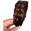 Btgghytr Cerchietto per capelli intrecciato per capelli intrecciati fasce per capelli per donne fasce per capelli treccia treccia treccia intrecciata