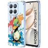 YUXING Cover Trasparente per Honor 400 Smart 5G - Custodia Protettiva Sottile in TPU Morbido Antiurto con Carino Motivo Disegno Cool (Duck)